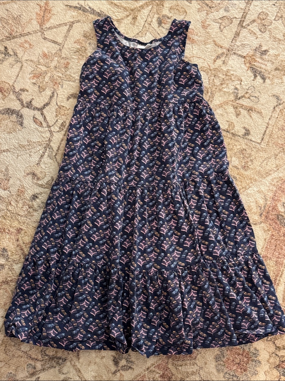 Hanna Andersson Girls Racerback Twirly Dress